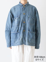 画像をギャラリービューアに読み込む, chimala デニムショートチョアジャケット [CS41-JT11A]
