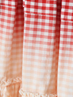 画像をギャラリービューアに読み込む, tao 綿ギンガムチェック 製品ブリーチ加工スカート [TQ-S021-051]
