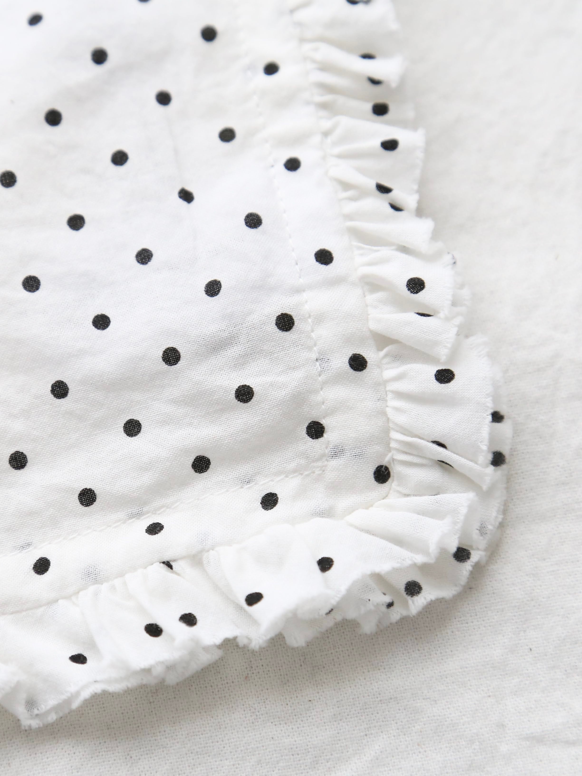 Veritecoeur ドットフリルストール(L) [VC-2750-L]