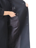 画像をギャラリービューアに読み込む, noir kei ninomiya ウールカシミヤメルトンコート [3P-C004-051]
