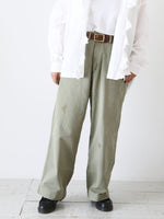 画像をギャラリービューアに読み込む, chimala ヘリンボーンUSアーミーデニムオフィサートラウザー [CS40-MP15B/S]
