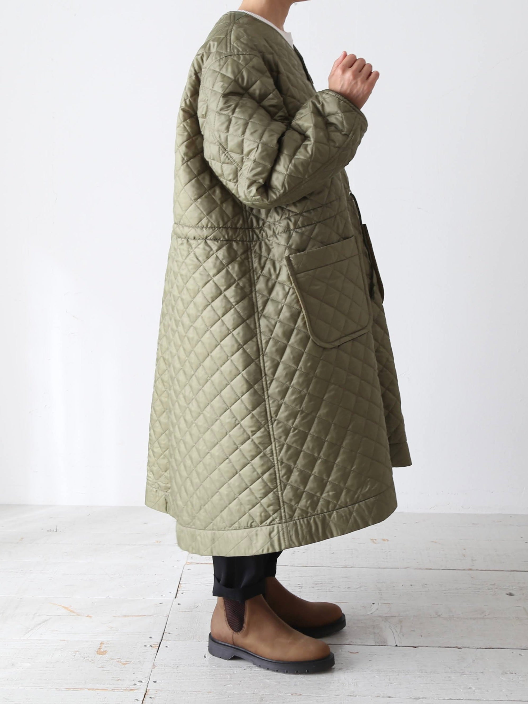 tao エステルタフタキルティングコート [TP-C003-051]