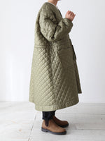 画像をギャラリービューアに読み込む, tao エステルタフタキルティングコート [TP-C003-051]
