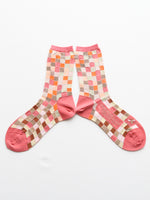 画像をギャラリービューアに読み込む, ANTIPAST カラフルタイルソックス [AM-811]
