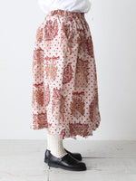 画像をギャラリービューアに読み込む, tao エステルウェザープリント製品染スカート Fumi Imamura [TQ-S005-051]
