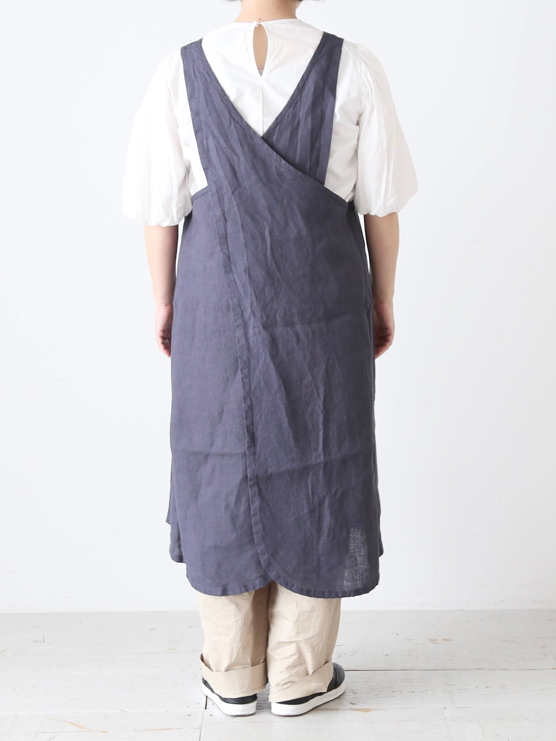 fog linen work リネンオーバーエプロン [LKA116] – CREER