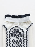 画像をギャラリービューアに読み込む, ANTIPAST シースルーフラワーソックス [AM-817]
