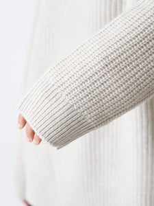 TOUJOURS リブステッチクルーネックビッグプルオーバー [VM43XK03] – CREER