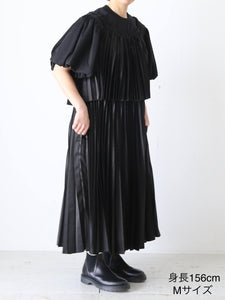 noir kei ninomiya 綿ポンチ バルーンスリーブ Tシャツ コットン100