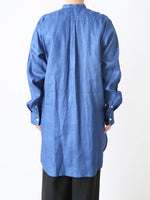 画像をギャラリービューアに読み込む, OLDMAN'S TAILOR ブリティッシュオフィサーロングリネンシャツ [m1404]
