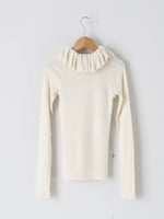 画像をギャラリービューアに読み込む, shida フリル丸胴プルオーバー [250205]
