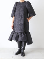 画像をギャラリービューアに読み込む, noir kei ninomiya エステルツイルキルトワンピース [3P-C010-051]
