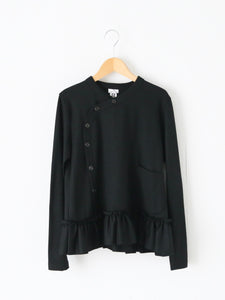 noir kei ninomiya ウール天竺ニット [3P-T017-051] – CREER