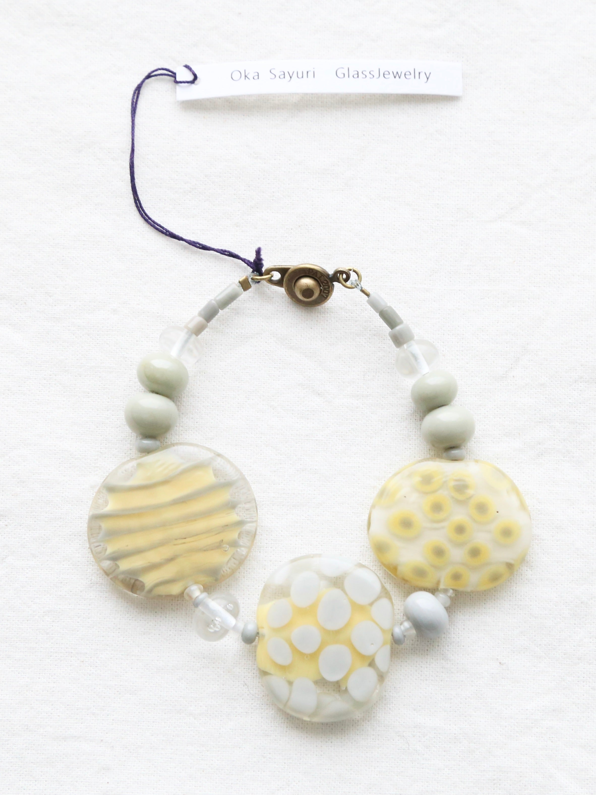 Oka Sayuri Glass Jewelry 岡小百合 日本製 Sayuri GlassJewelry 