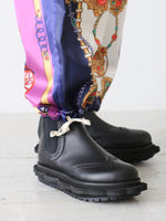 画像をギャラリービューアに読み込む, tao エステルスカーフ柄プリントMIXパンツ B柄 [TP-P006-051-B]
