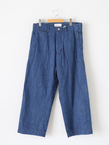 【chimala】 US ARMY OFFICER TROUSERS-SHORT chimala チマラ ニューヨーク発 日本製 USアーミーデニムオフィサー