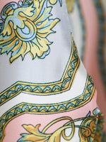 画像をギャラリービューアに読み込む, tao エステルスカーフ柄プリントMIXパンツ C柄 [TP-P006-051-C]
