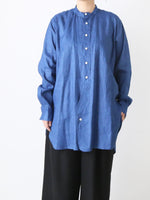 画像をギャラリービューアに読み込む, OLDMAN'S TAILOR ブリティッシュオフィサーロングリネンシャツ [m1404]
