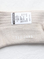 画像をギャラリービューアに読み込む, TOUJOURS ファインコットンリブソックス [UM43XA01]
