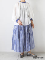 Load image into Gallery viewer, R&amp;D.M.Co- Lemon Pattern Gather Smock [7449]
