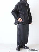 画像をギャラリービューアに読み込む, ALWEL リブベッドサイドスリットスカート [SQER-3]
