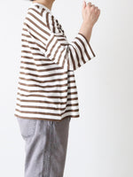 画像をギャラリービューアに読み込む, Veritecoeur 1×1.5ボーダーショートスリーブ [VCC-528]
