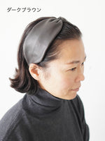 画像をギャラリービューアに読み込む, Mia レザーノットカチューシャ [2565]
