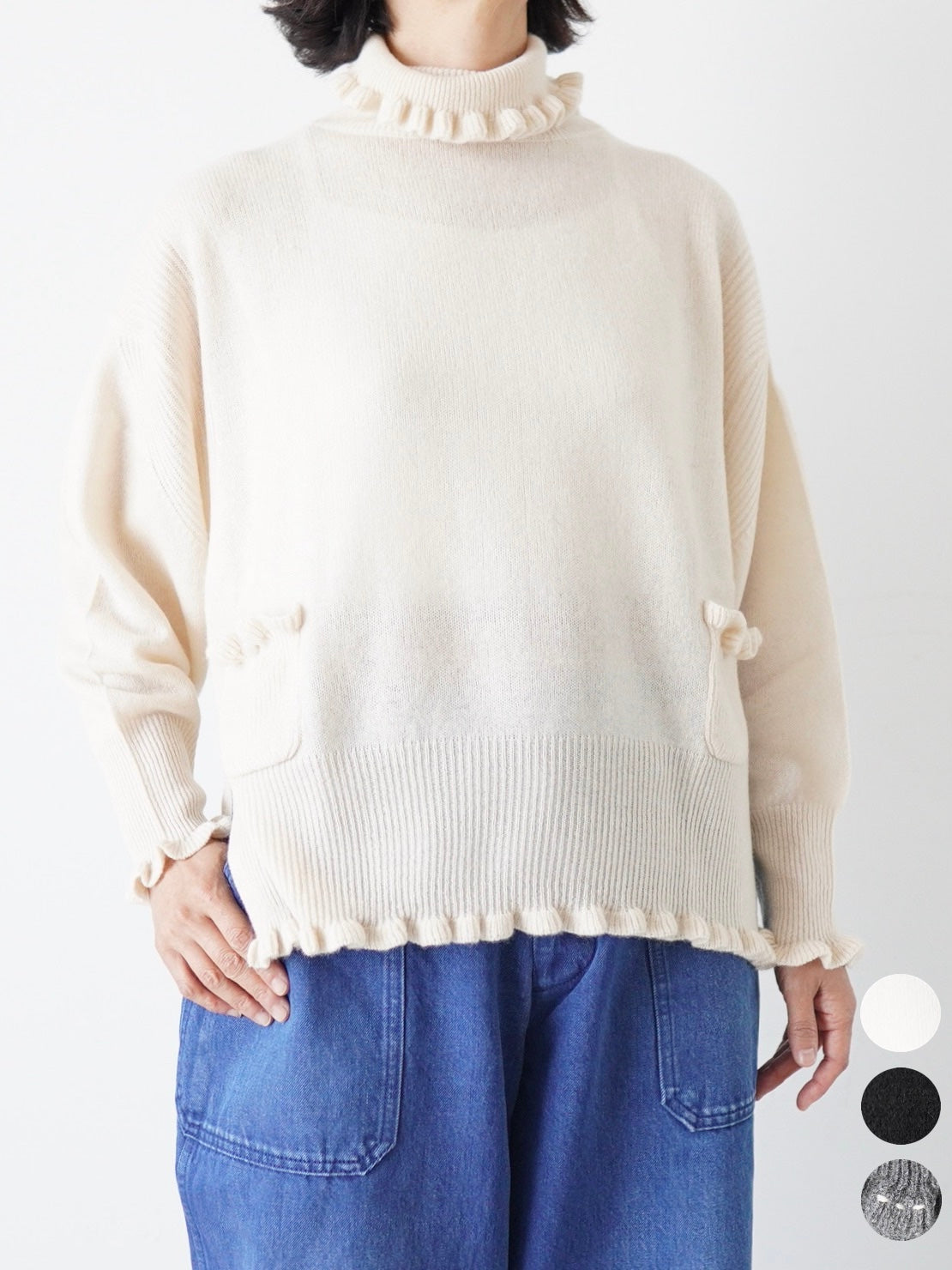 TOWAVASE towavase フィッシャーマン　セーター フィッシャーマンニットセーター メンズXL相当 レディース 古着