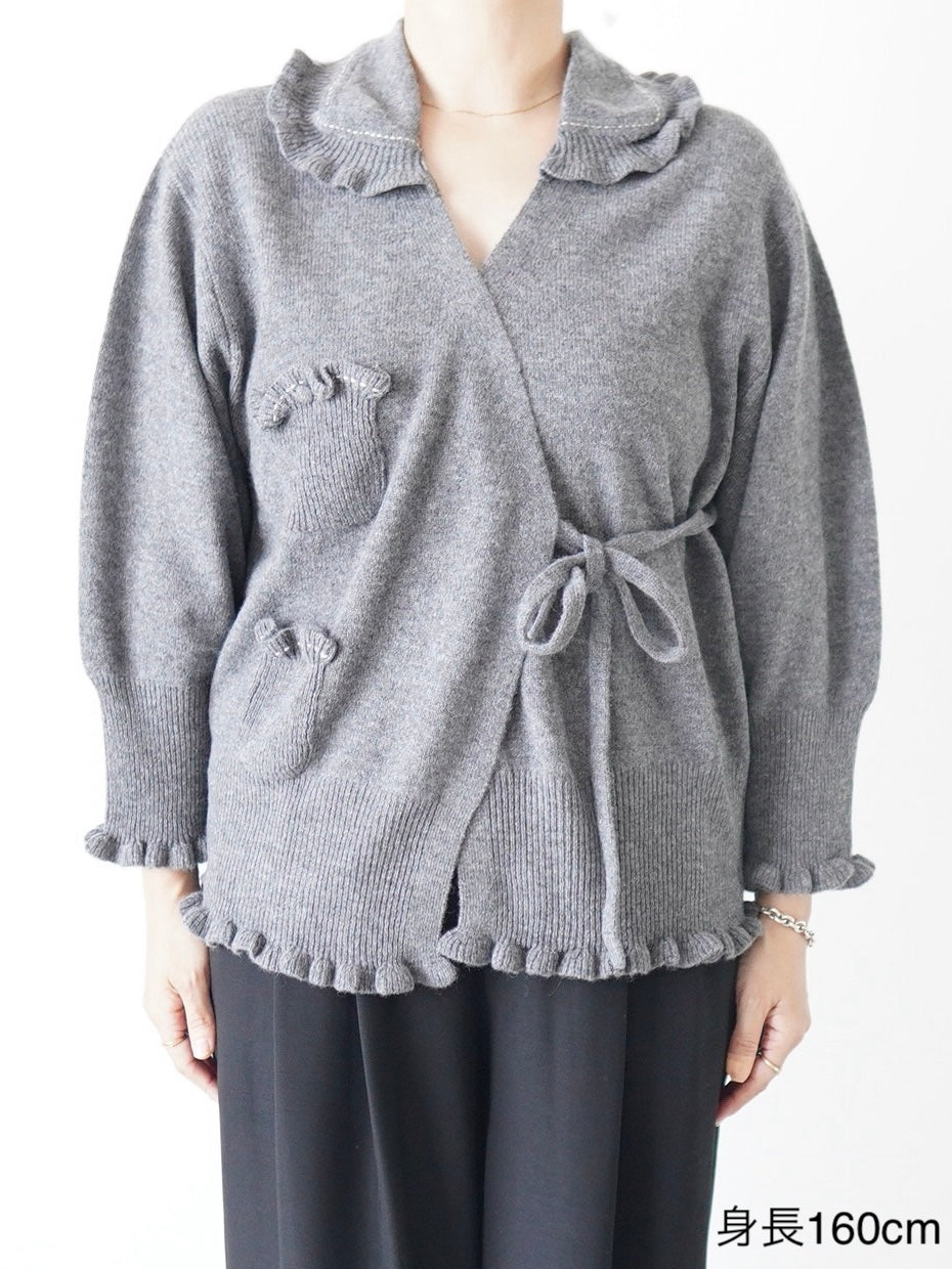 TOWAVASE ヴォランカーディガン [30-0026A] [30-0028A]