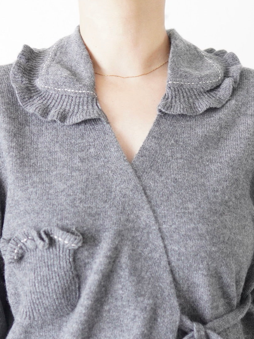 TOWAVASE ヴォランカーディガン [30-0026A] [30-0028A]