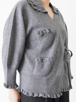 画像をギャラリービューアに読み込む, TOWAVASE ヴォランカーディガン [30-0026A] [30-0028A]
