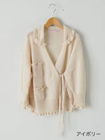 画像をギャラリービューアに読み込む, TOWAVASE ヴォランカーディガン [30-0026A] [30-0028A]
