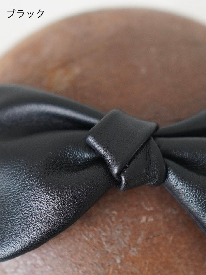 Mia レザーノットカチューシャ [2565]