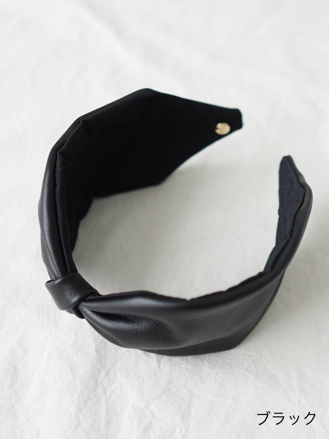 Mia レザーノットカチューシャ [2565]