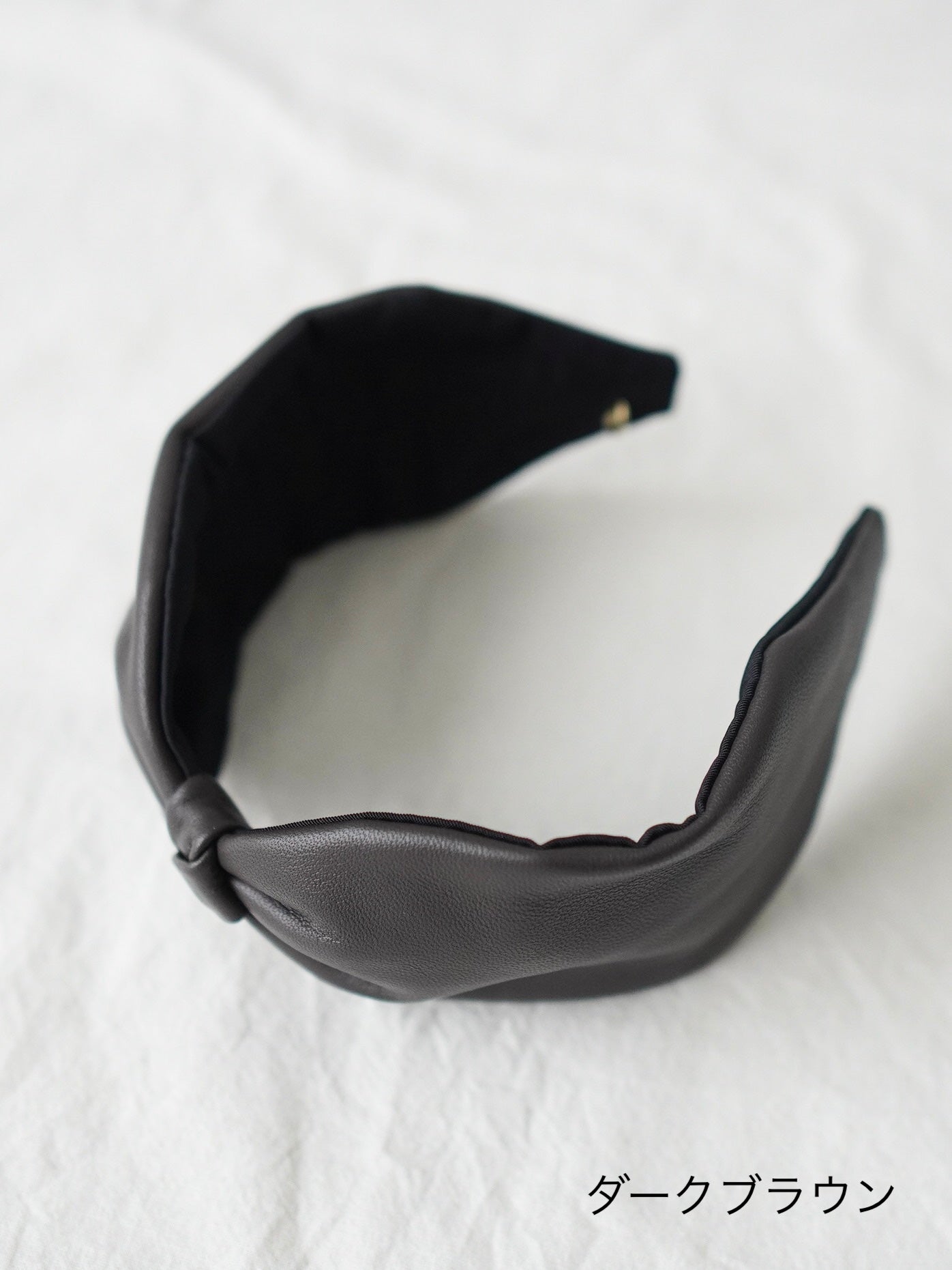 Mia レザーノットカチューシャ [2565]