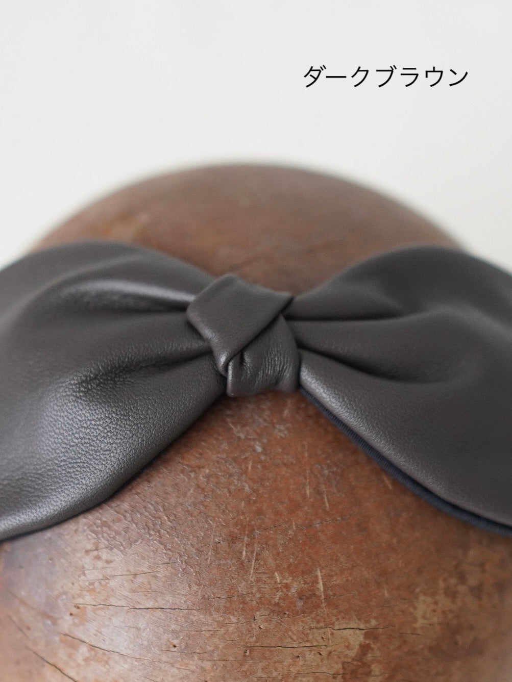 Mia レザーノットカチューシャ [2565]