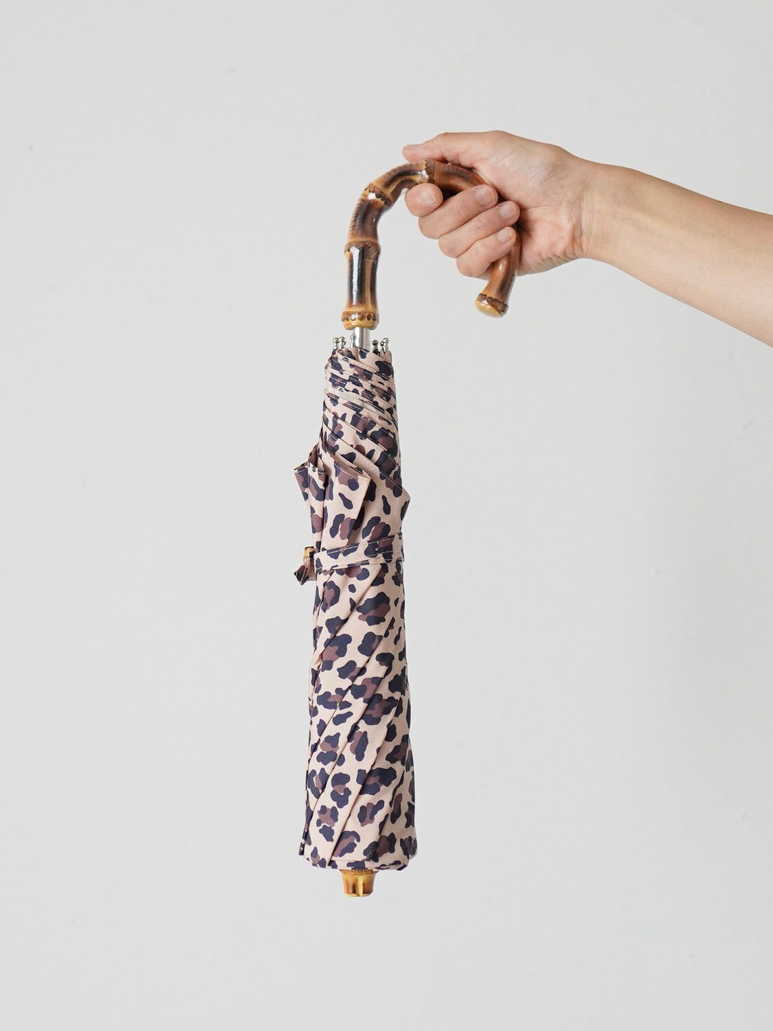 BONBON STORE レオパード折りたたみ傘(雨傘&UV) [BON-25004]