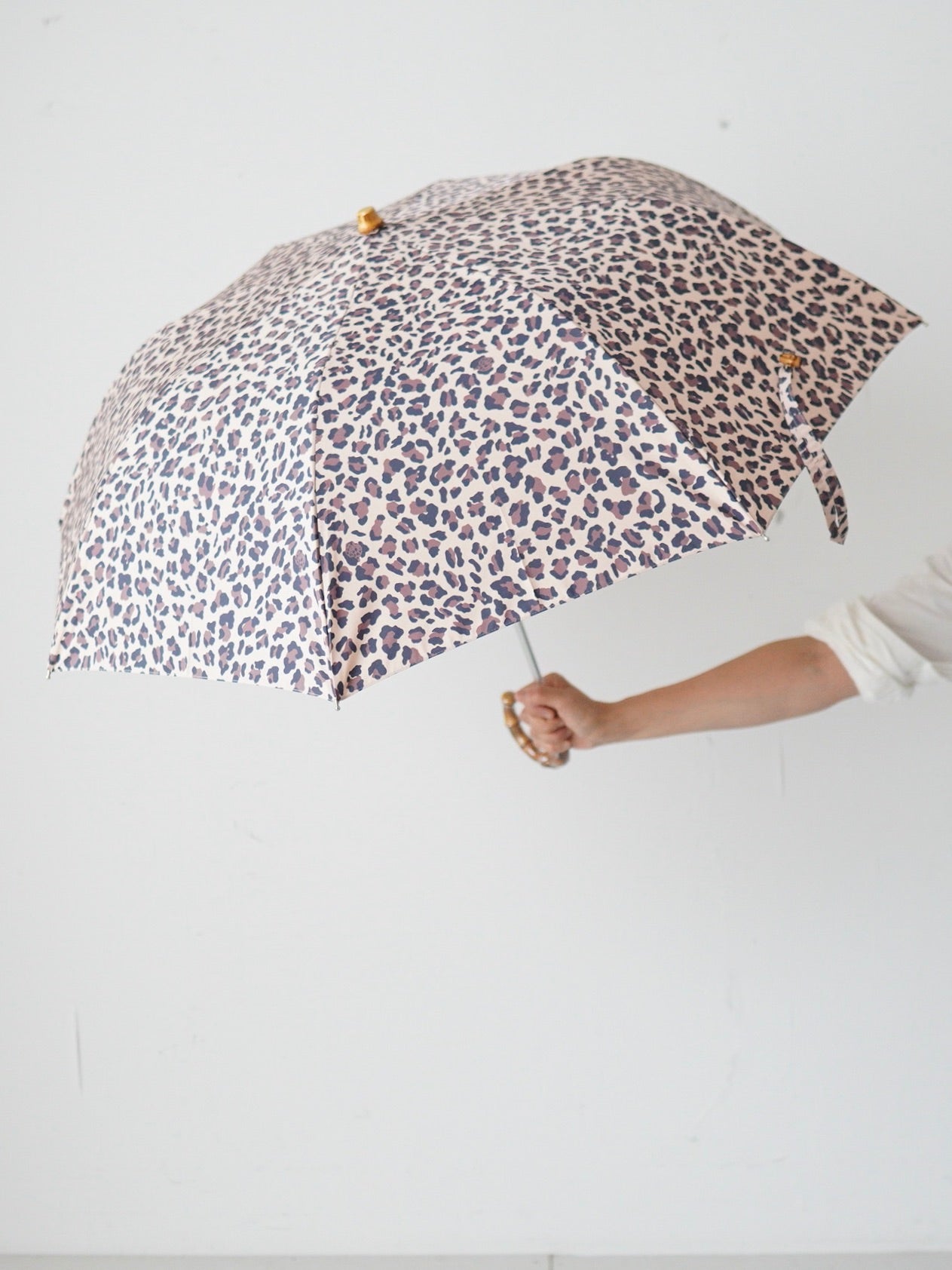 ボンボンストア　レオパード柄傘 レオパード折りたたみ傘（雨傘） | bonbonstore (Women