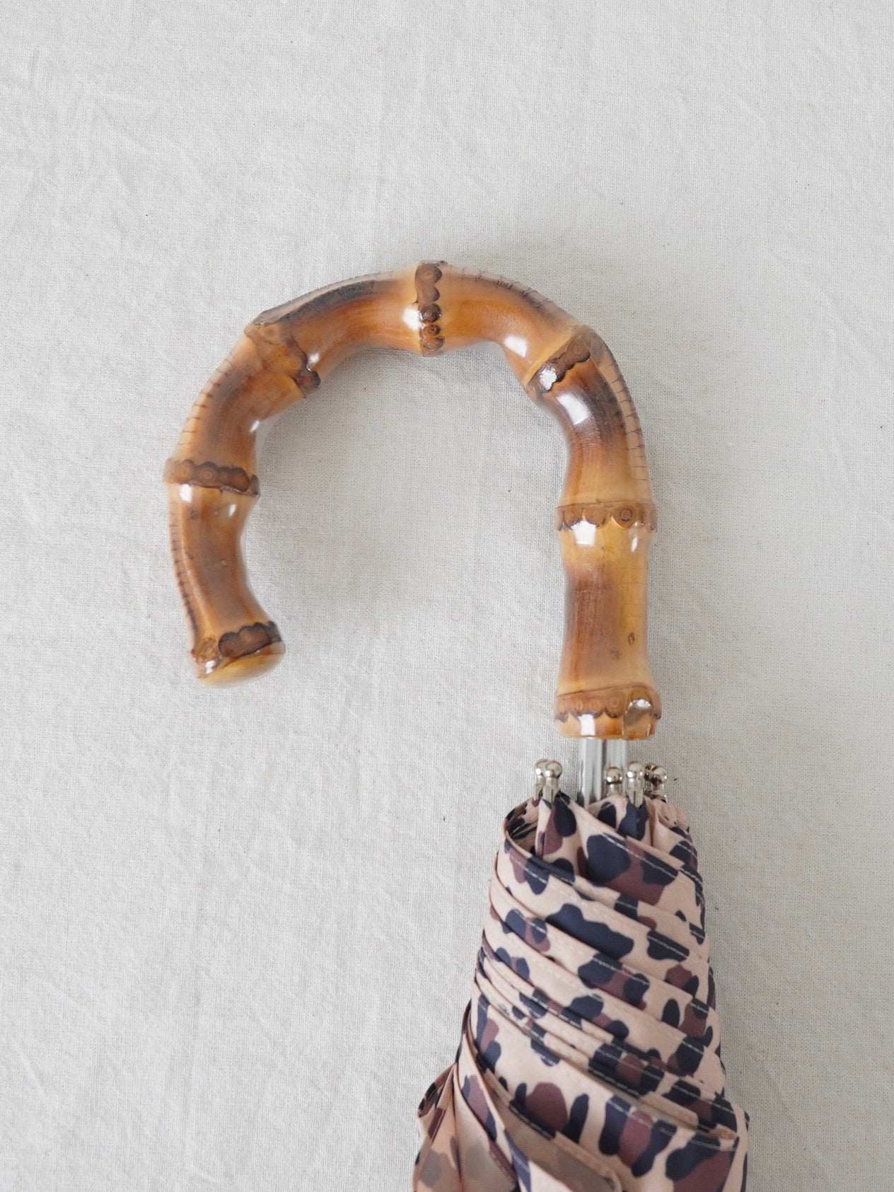 BONBON STORE レオパード折りたたみ傘(雨傘&UV) [BON-25004]