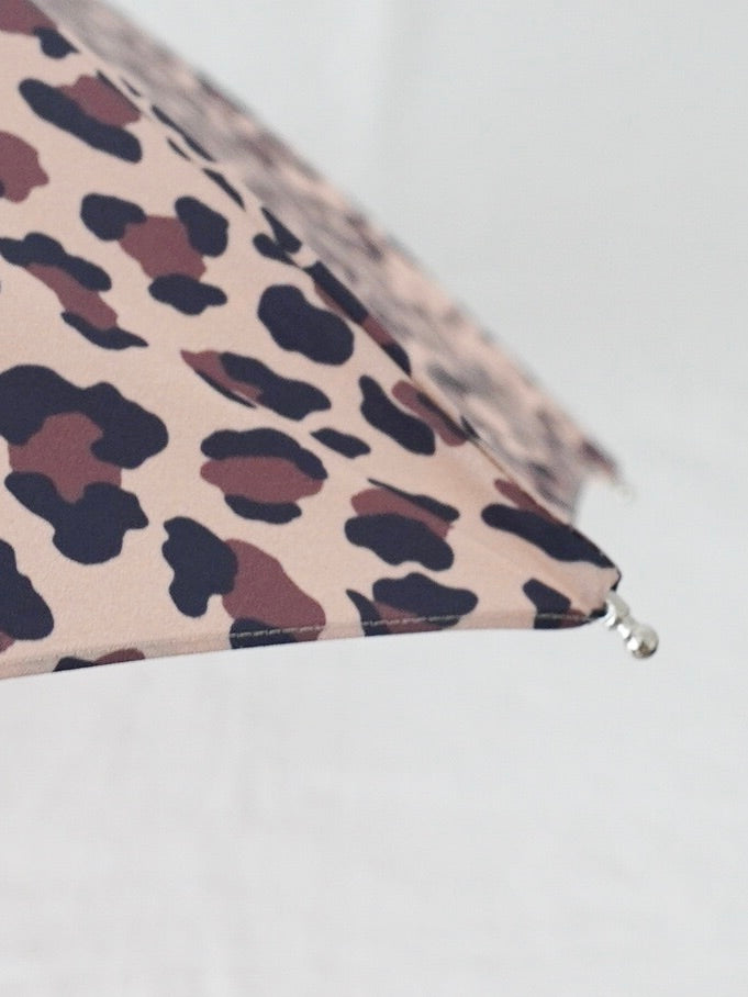 BONBON STORE レオパード折りたたみ傘(雨傘&UV) [BON-25004]