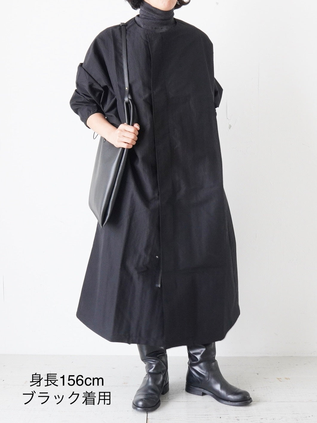 Honnete タックドスリーブオーバーフィットコート [HO-25AWCO23]