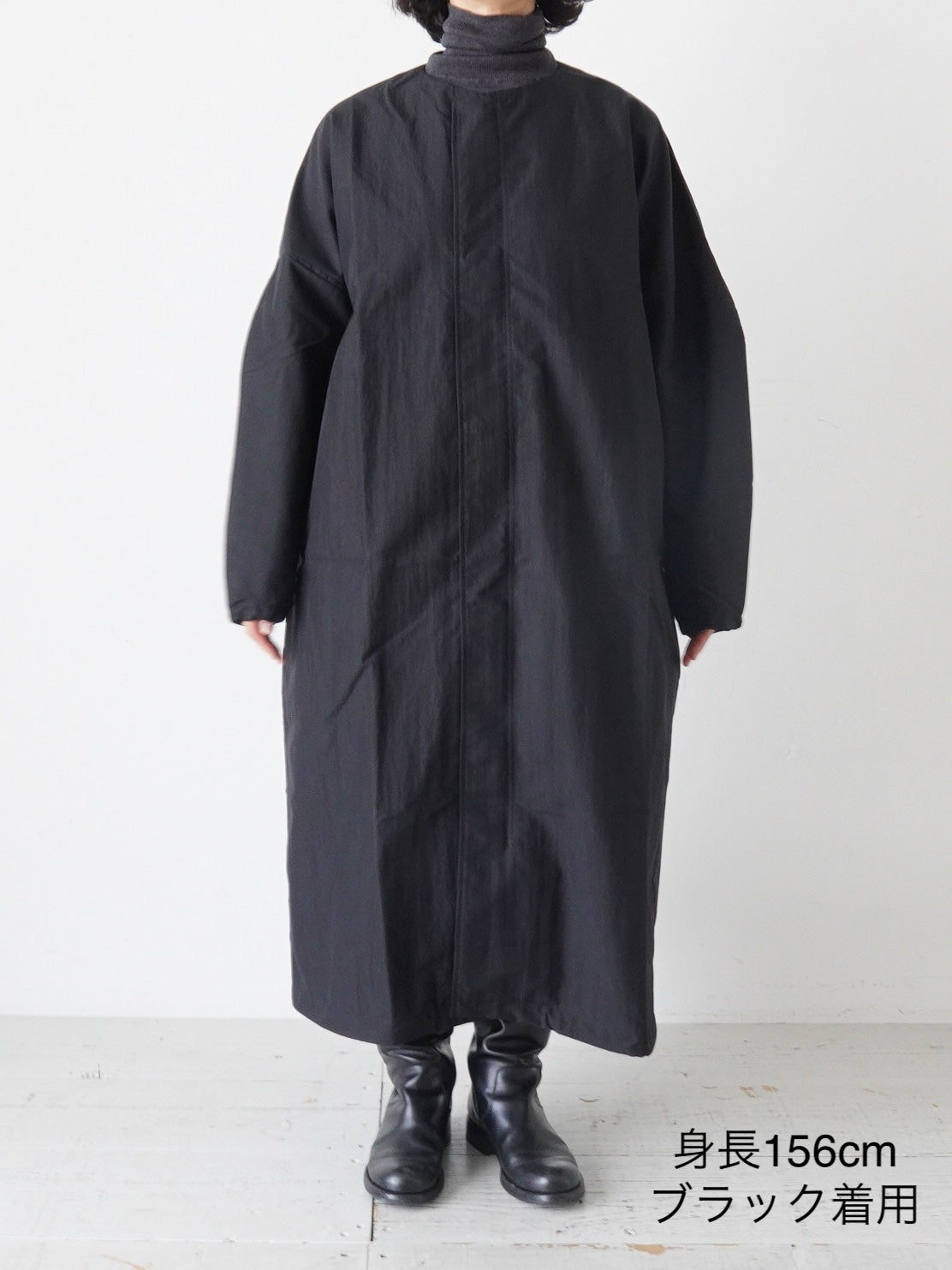 Honnete タックドスリーブオーバーフィットコート [HO-25AWCO23]