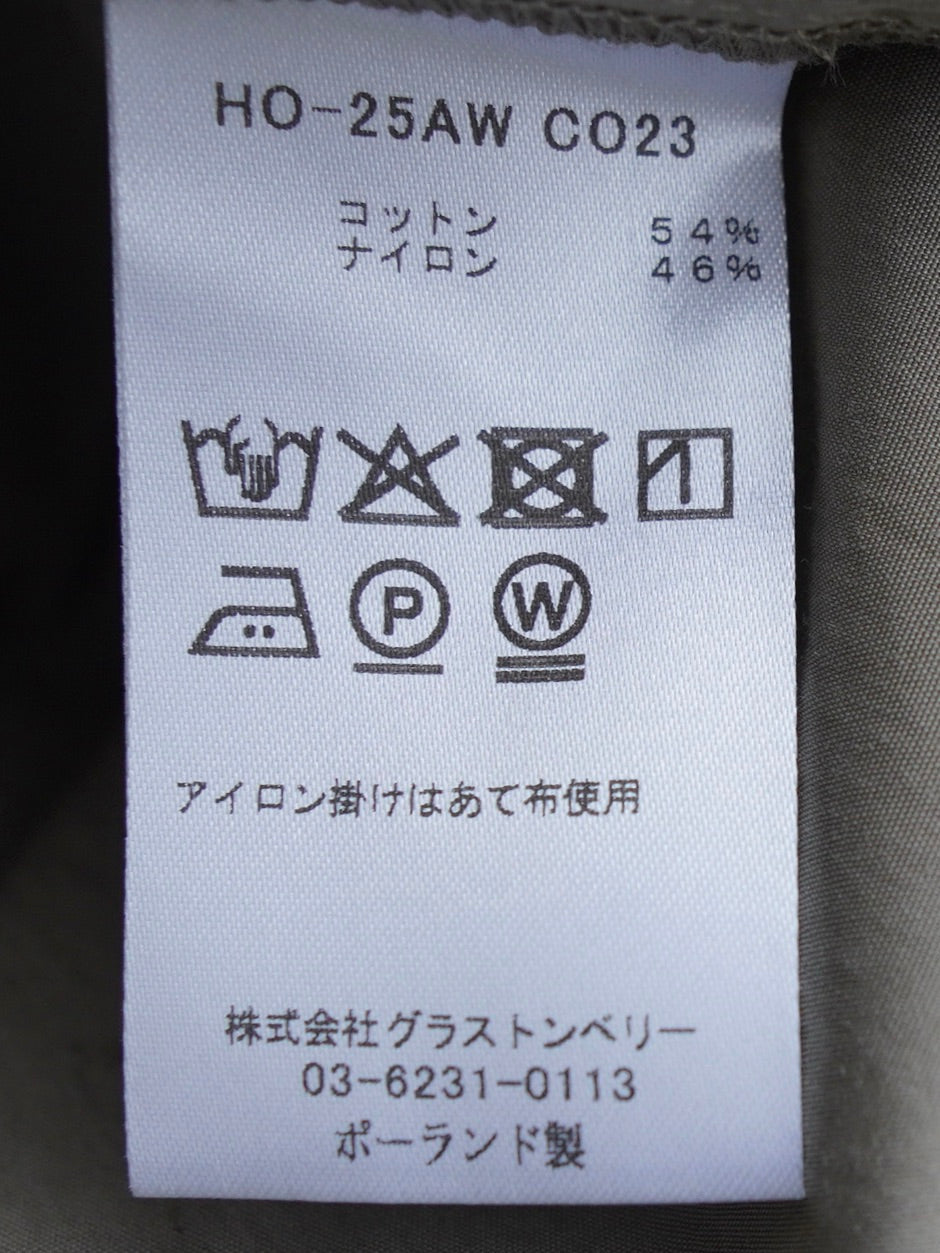 Honnete タックドスリーブオーバーフィットコート [HO-25AWCO23]