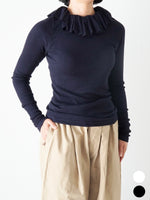 画像をギャラリービューアに読み込む, shida フリル丸胴プルオーバー [250205]
