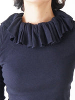 画像をギャラリービューアに読み込む, shida フリル丸胴プルオーバー [250205]
