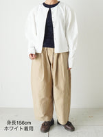 画像をギャラリービューアに読み込む, shida パフスリーブカーディガン [250203]
