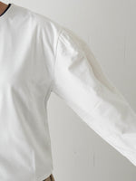 画像をギャラリービューアに読み込む, shida パフスリーブカーディガン [250203]
