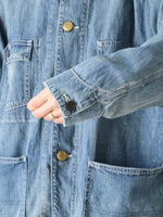 画像をギャラリービューアに読み込む, chimala デニムショートチョアジャケット [CS41-JT11A]
