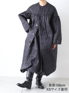 noir kei ninomiya エステルツイルキルトコート [3P-C003-051] – CREER