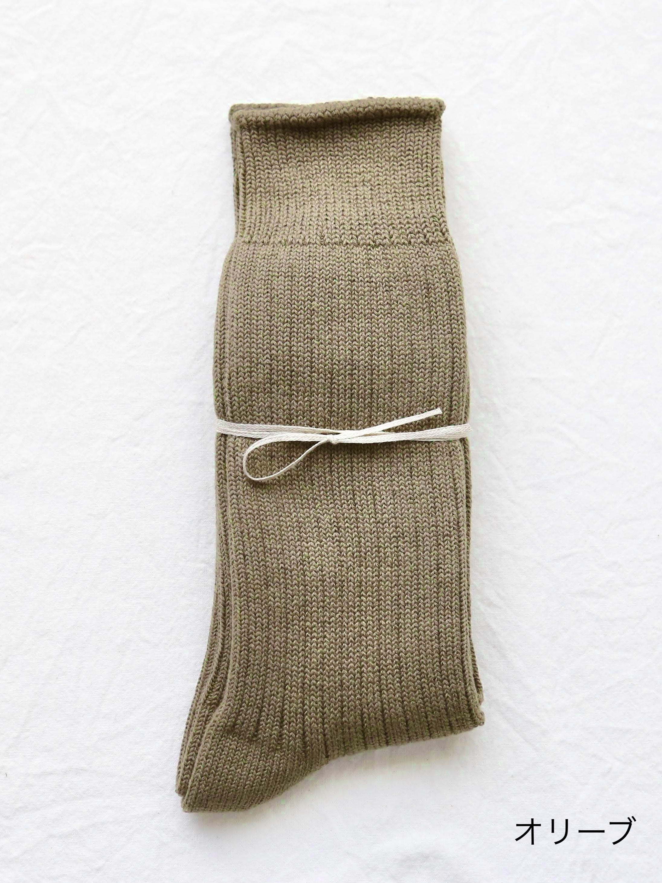 TOUJOURS ファインコットンリブソックス [UM43XA01]